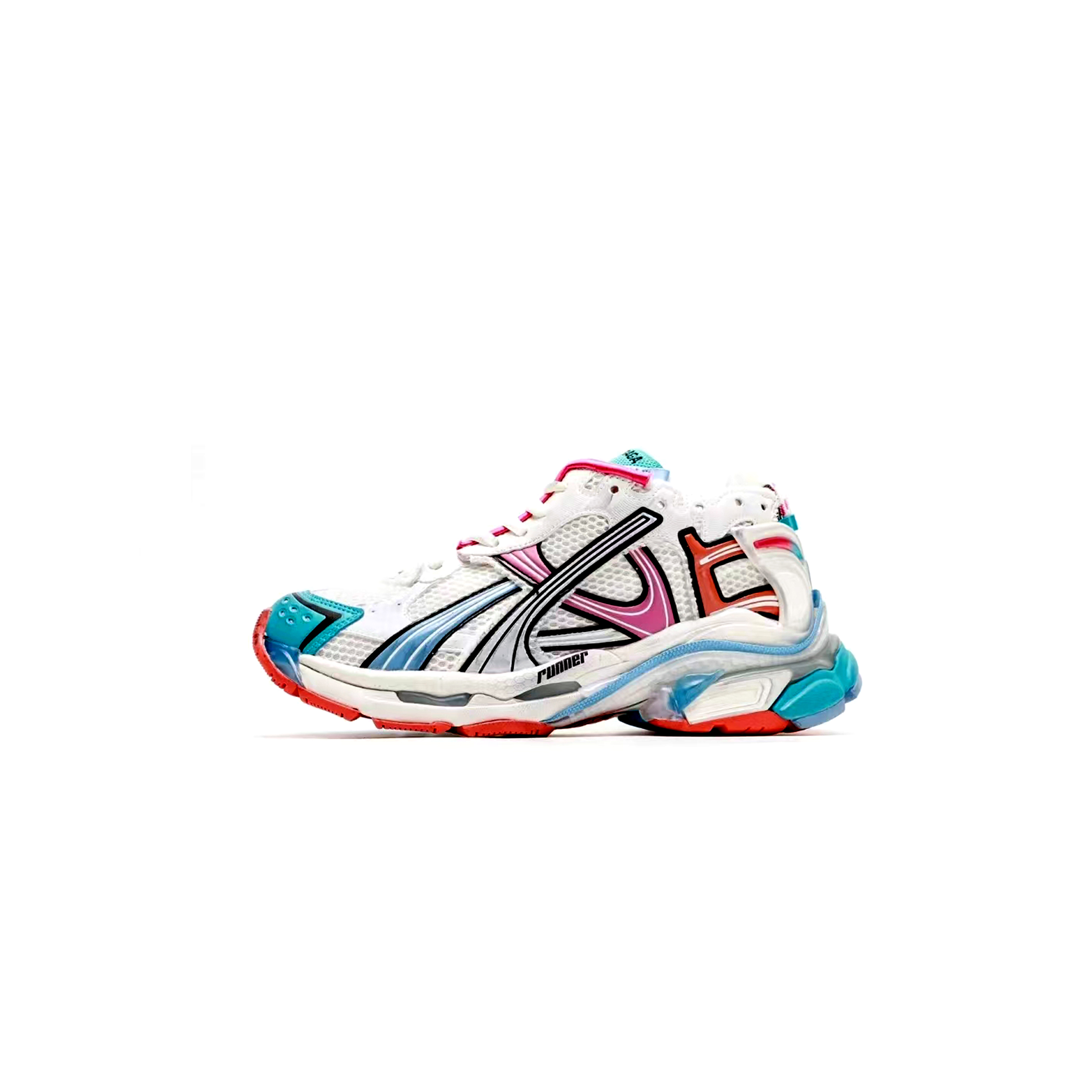 Ba*len*cia*ga mesh and nylon sneakers 772774w3abw2325